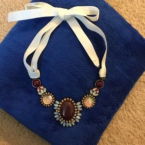 Ribbon tie necklace